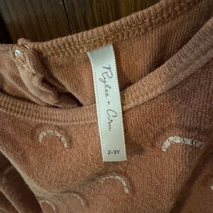 Rylee + Cru Tan Toddler rainbow romper